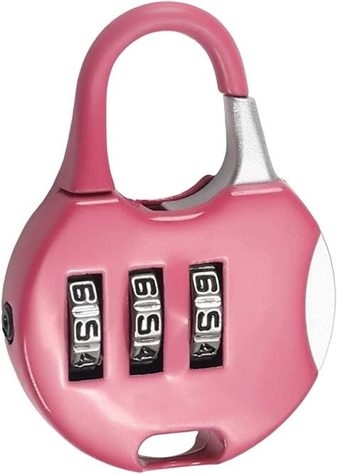 pink combination padlock|Amazon.co.uk: Pink Lock.
